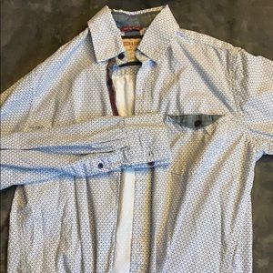 Men’s print button down shirt Hudson&Barrow